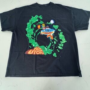 McDonald’s UFO Tee – ‘Live From Utopia’ Graphic | Spacecore / Y2K Vintage Style”